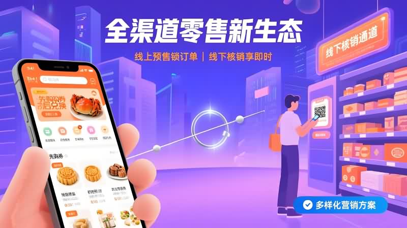 线上线下零售与营销示意图